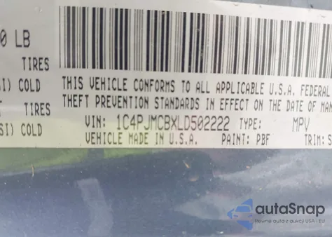 2020 Jeep Cherokee Latitude 4X4 из США, поврежденный, VIN 1C4PJMCBXLD502222